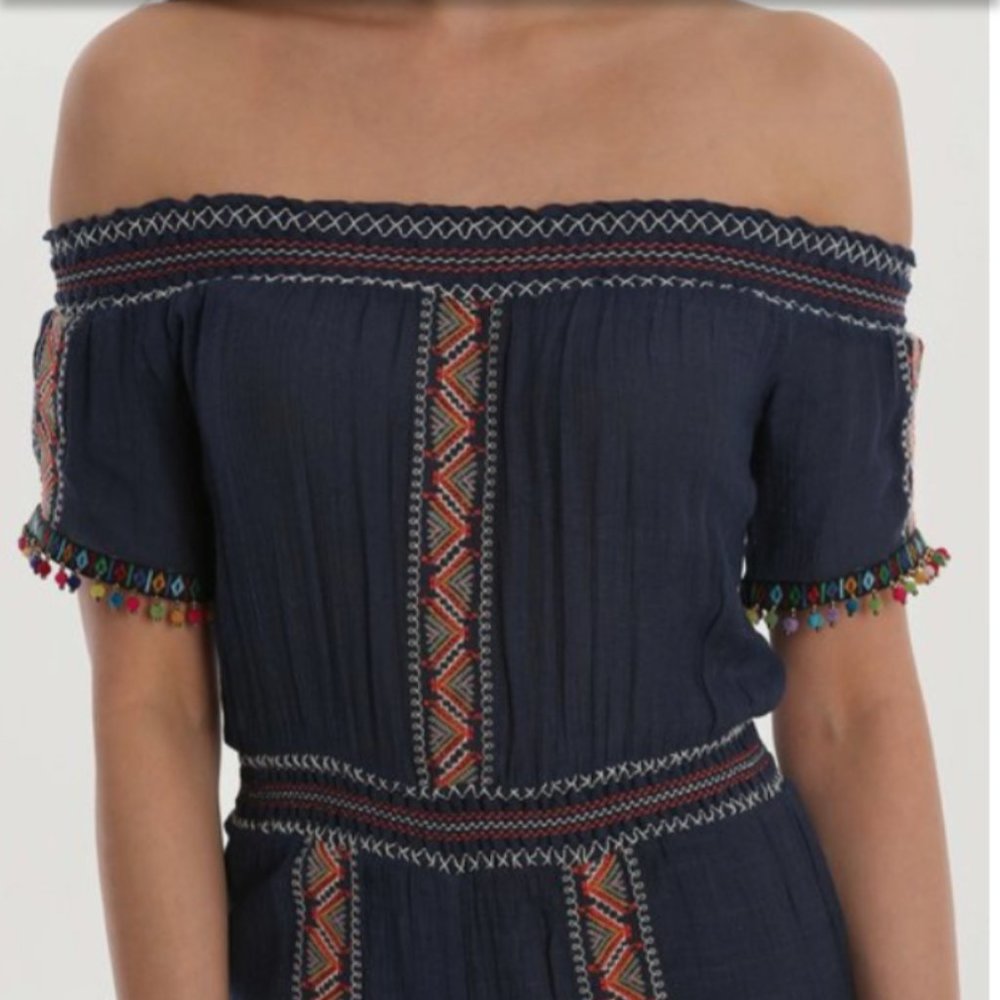 Maui Embroidered Romper